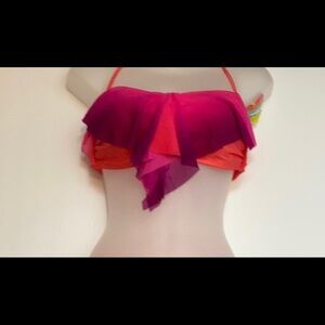Raisins - Orange and Pink Ombré Bikini Top